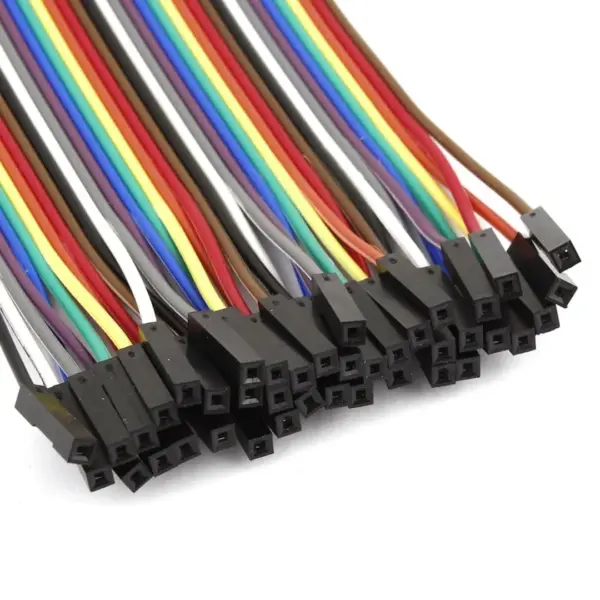 40x Cables 30cm Hembra Hembra Jumper Dupont 2,54 Arduino Protoboard Cable - Imagen 3