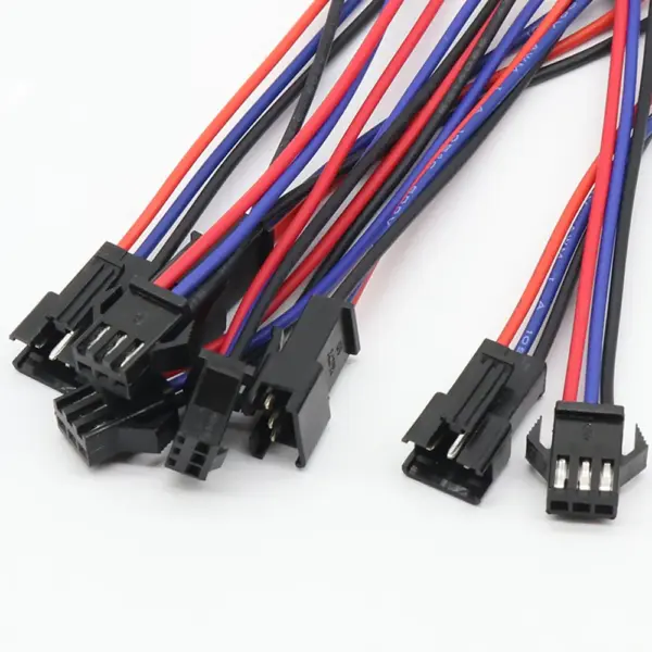 5x Pareja De Conectores Jst Sm 3 Pin Macho Hembra 150mm Baterias Lipo Nimh