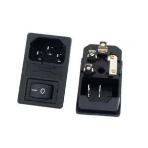 Conector 220v Panel Tipo C14 Interruptor Fusible Arduino Impresora 3d