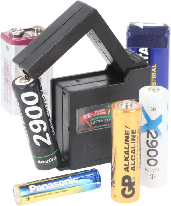 Probador Testeador Universal Comprobador De Pilas Baterias Aa Aaa 1.5v 9v - Imagen 2