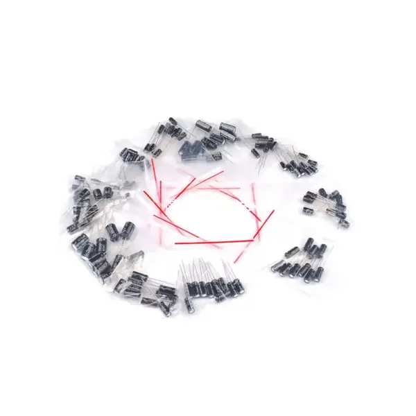 Pack 120 Condensadores Electroliticos 12 Valores X 10 Und - Imagen 2