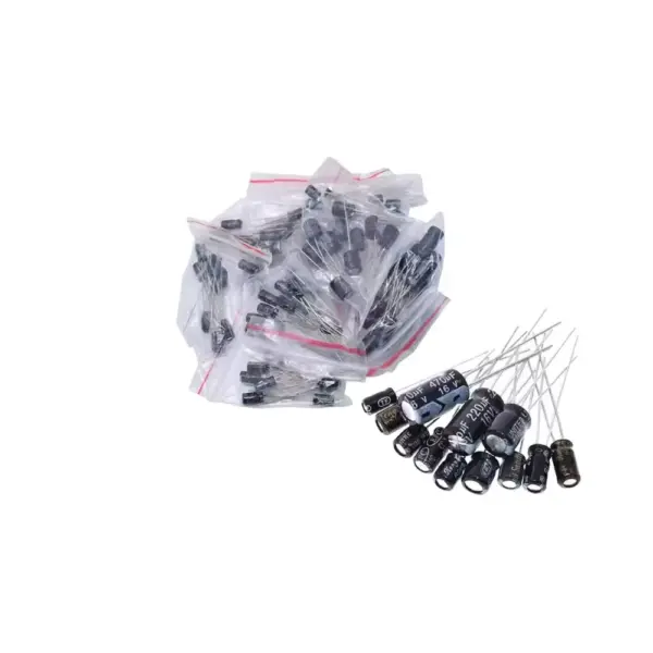 Pack 120 Condensadores Electroliticos 12 Valores X 10 Und - Imagen 4