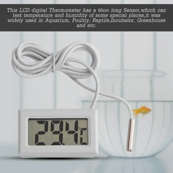 Termometro Digital Sonda 1m Externa Temperatura Lcd - Imagen 4