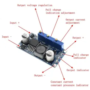 Convertidor Dc-dc Alimentador Regulable Lm2596 Regulador Voltaje 3a Steep Down