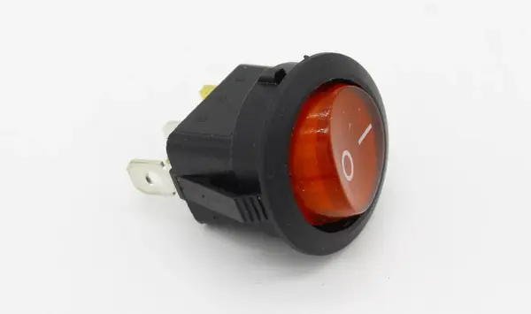 Interruptor On Off Con Luz Rojo Redondo Rectangular 20mm Spst 250v 6a - Imagen 6