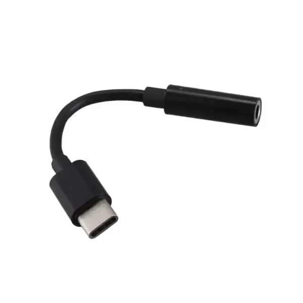Adaptador Usb Tipo C 3.1 A Jack Hembra 3.5mm Color Negro - Imagen 2