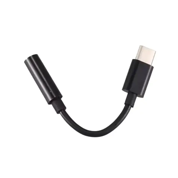 Adaptador Usb Tipo C 3.1 A Jack Hembra 3.5mm Color Negro - Imagen 3