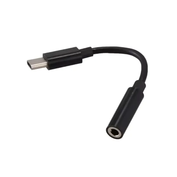 Adaptador Usb Tipo C 3.1 A Jack Hembra 3.5mm Color Negro - Imagen 4