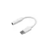 Adaptador Usb Tipo C 3.1 A Jack Hembra 3.5mm Color Blanco