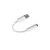 Adaptador Usb Tipo C 3.1 A Jack Hembra 3.5mm Color Blanco - Imagen 2