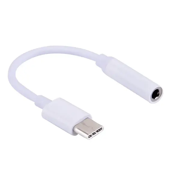 Adaptador Usb Tipo C 3.1 A Jack Hembra 3.5mm Color Blanco - Imagen 6