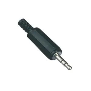 2x Conector Jack Stereo 3.5mm Macho Para Soldar