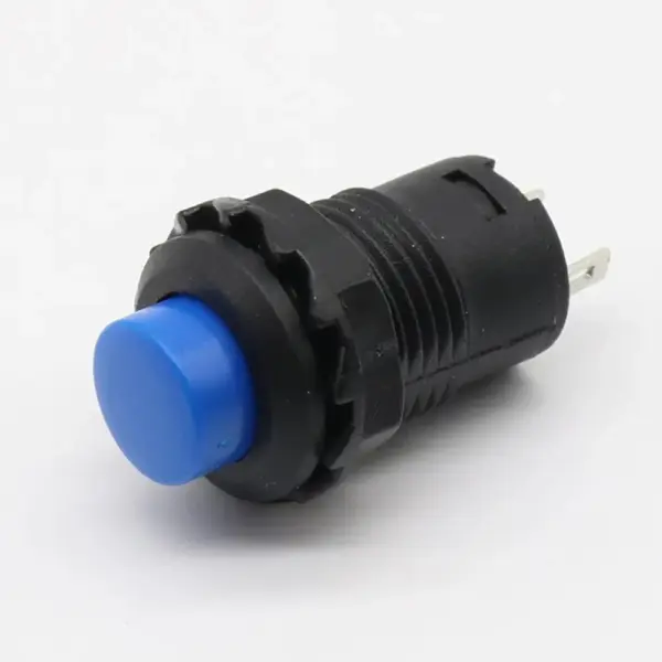 2x Interruptor Azul Redondo 12 Mm Empotrable 2 Posiciones