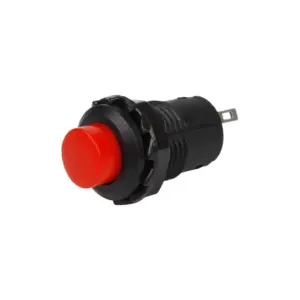 2x Interruptor Rojo Redondo 12 Mm Empotrable 2 Posiciones