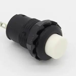 2x Interruptor Blanco Redondo 12 Mm Empotrable 2 Posiciones