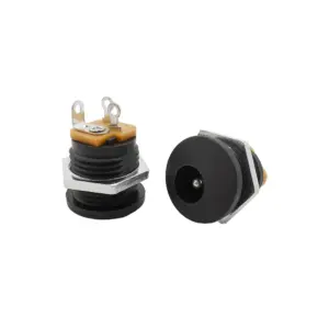 5x Conector Dc Jack Hembra 5,5x2,1mm Montaje Superficie