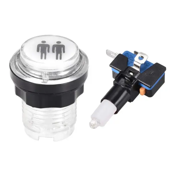 Pulsador Arcade Push Button Led Iluminado Bartop Stick Coin Player Monedas - Imagen 2