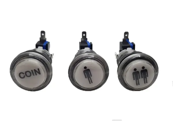 Pulsador Arcade Push Button Led Iluminado Bartop Stick Coin Player Monedas - Imagen 4