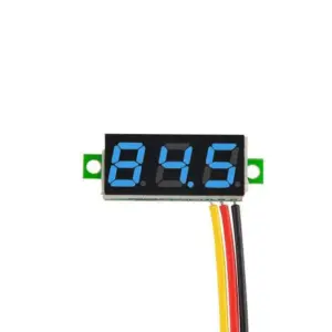 Mini Voltimetro 2,5v – 30v Dc 2 Hilos Display Digital Azul 0,36