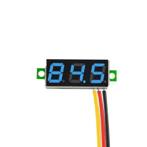 Mini Voltimetro 2,5v - 30v Dc 2 Hilos Display Digital Azul 0,36