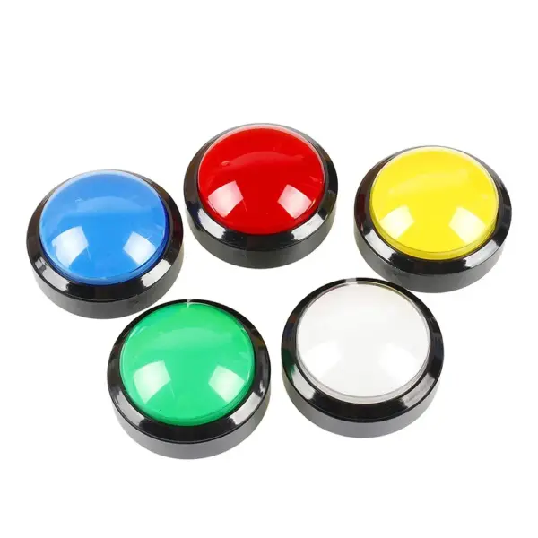 Pulsador Diy Arcade 60mm Jamma Recreativa Con Boton Led Iluminado - Imagen 2