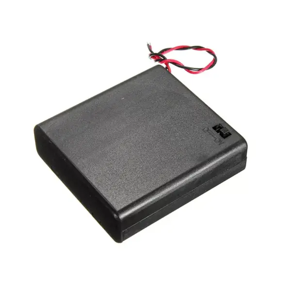 Portapilas Battery Holder 4xaa Porta 4 Pilas Con Interruptor - Imagen 4