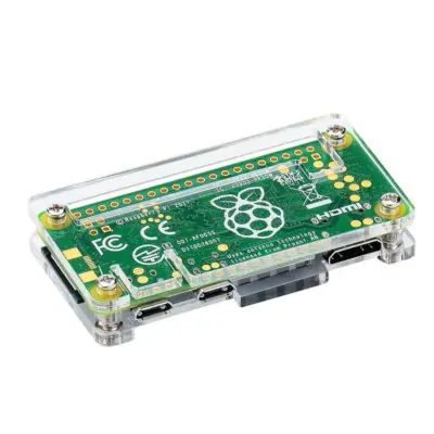Carcasa Raspberry Pi Zero Y W Transparente Acrilica Dispador Gpio Shell Case - Imagen 4