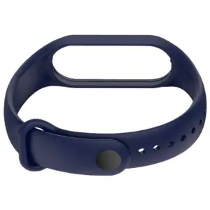 Correa Repuesto Pulsera Goma Brazalete Compatible Mi Band 7 6 5 Amazfit 5 Azul
