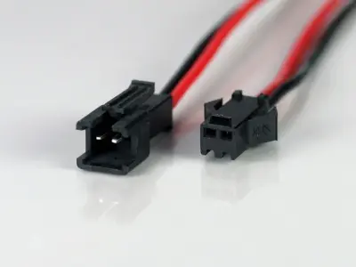 5x Pareja De Conectores Jst Sm 2 Pin Macho Hembra 150mm Baterias Lipo Nimh