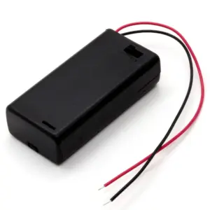 PORTAPILAS 2 PILAS AA LR06 CON INTERRUPTOR Y TAPA