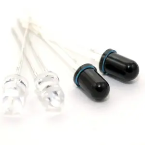 Kit 5 Diodo IR emisor y 5 Sensor IR receptor 5mm infrarrojo