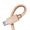 CABLE USB-C ALUMINIO TRENZADO MÓVIL TABLET TIPO C 1m ORO NYLON - Imagen 5