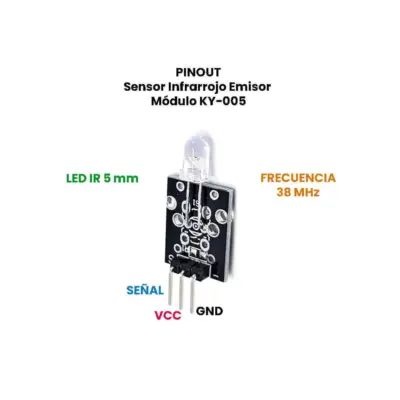 MÓdulo Transmisor Infrarrojo Ky-005 - Imagen 5