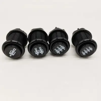 Pulsador Concavo Arcade Americano 28mm 1-2-3-4 Player Push Button  A Elegir