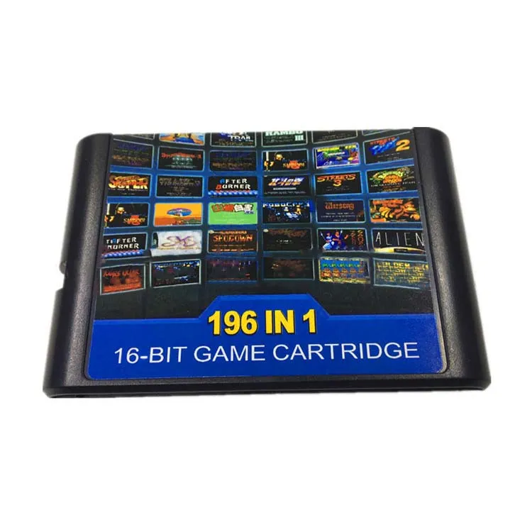 Cartucho Sega Mega Drive 196 En 1
