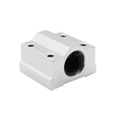 Sc8uu Cojinete Soporte 8mm Lineal Rail Eje Rodamiento Lm8uu Cnc Impresora 3d - Imagen 2