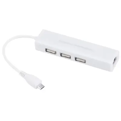 Hub Ethernet Lan Hub Micro Usb Otg Raspberry Pi Zero Rpi Tablet Movil