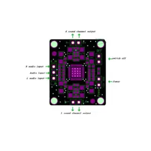 Arduino Modulo Amplificador De Audio Pam8610 2 Canales X 10w 8 ohm – 2 X 15w 4 ohm