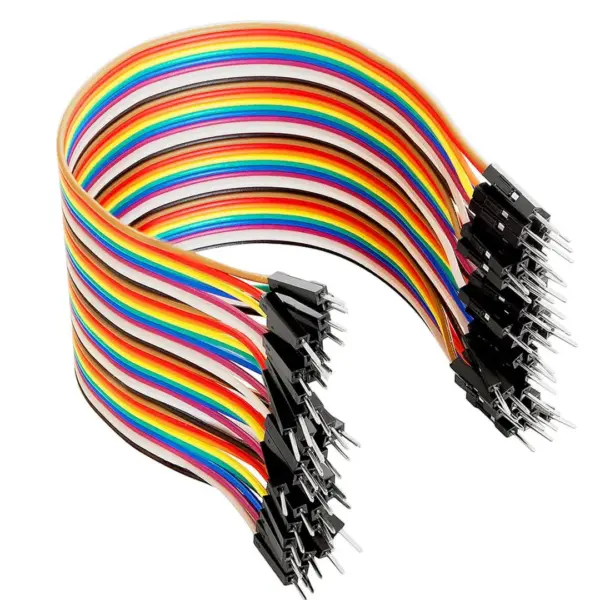 40 Cables Macho Macho 20cm Jumpers Dupont 2,54 Arduino - Imagen 2