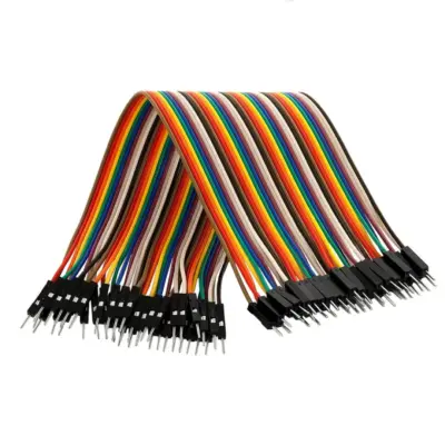 40 Cables Macho Macho 20cm Jumpers Dupont 2,54 Arduino - Imagen 3