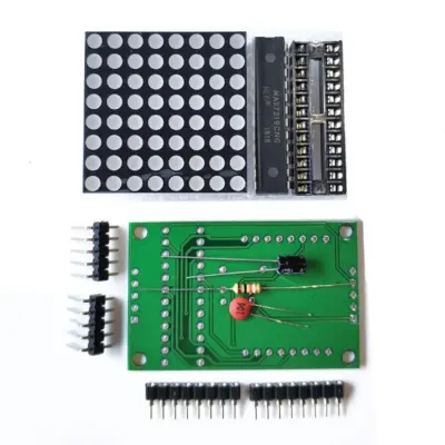 Kit Para Ensamblar Display Matriz 8x8 Led Con Max7219 Arduino - Imagen 4