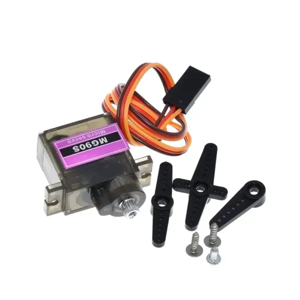 Micro Servo Engranajes Metalicos Compatible Con Mg90s Towerpro - Imagen 2