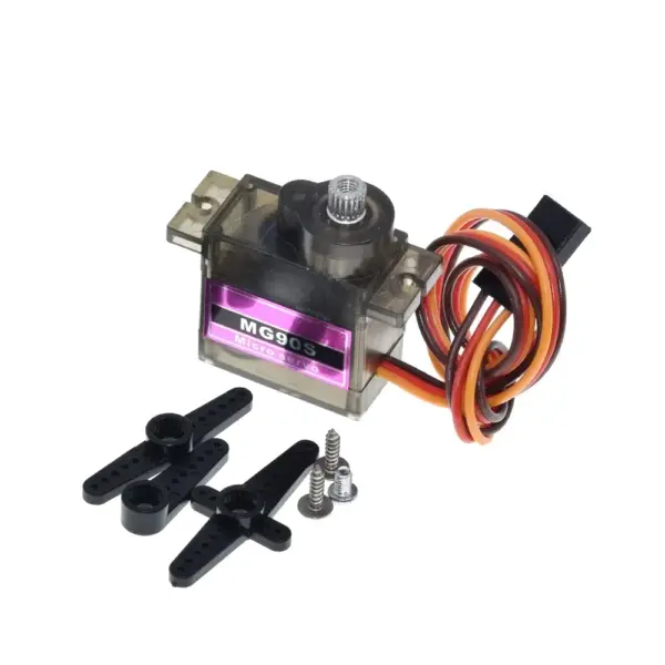Micro Servo Engranajes Metalicos Compatible Con Mg90s Towerpro - Imagen 3