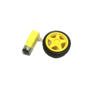 Motor Con Rueda Y Reductora Arduino Smart Car Robot
