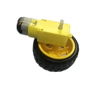 Motor Con Rueda Y Reductora Arduino Smart Car Robot - Imagen 3