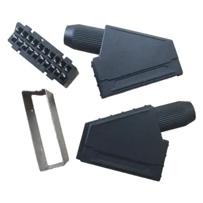 Conector Scart Macho 21 Pin Para Soldar Video Av Rgb 21p - Imagen 4