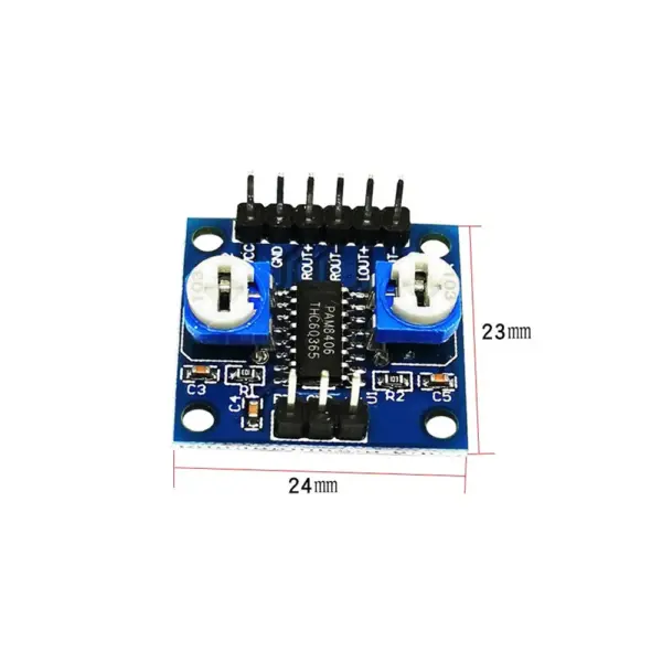 Pam8406 2x5w Dual Channel Audio Stereo Amplifier Cancelacion Ruido - Imagen 3
