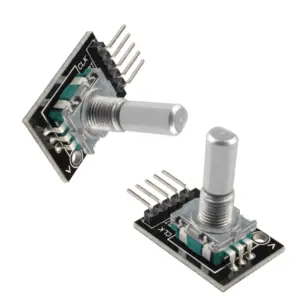 2x Sensor Rotatorio Codificador Con Eje Pulsador Ky-040  Rotary Encoder Rosca