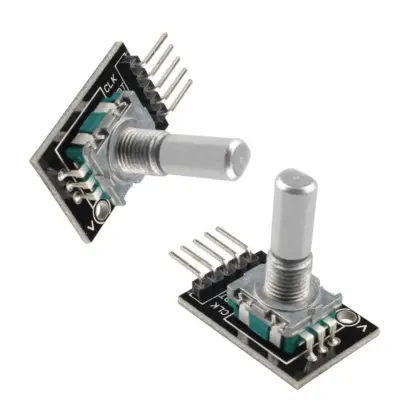 2x Sensor Rotatorio Codificador Con Eje Pulsador Ky-040  Rotary Encoder Rosca