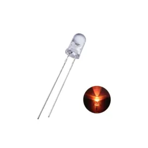 25x Led 5mm Naranja 20ma